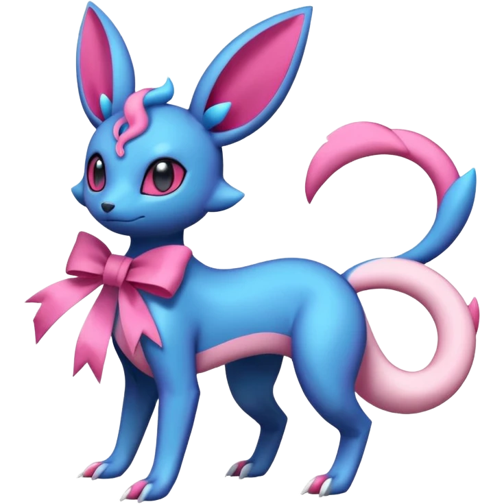 Salandit-Sylveon-Umbreon-fusion-Pokémon-hybrid-creature  emoji