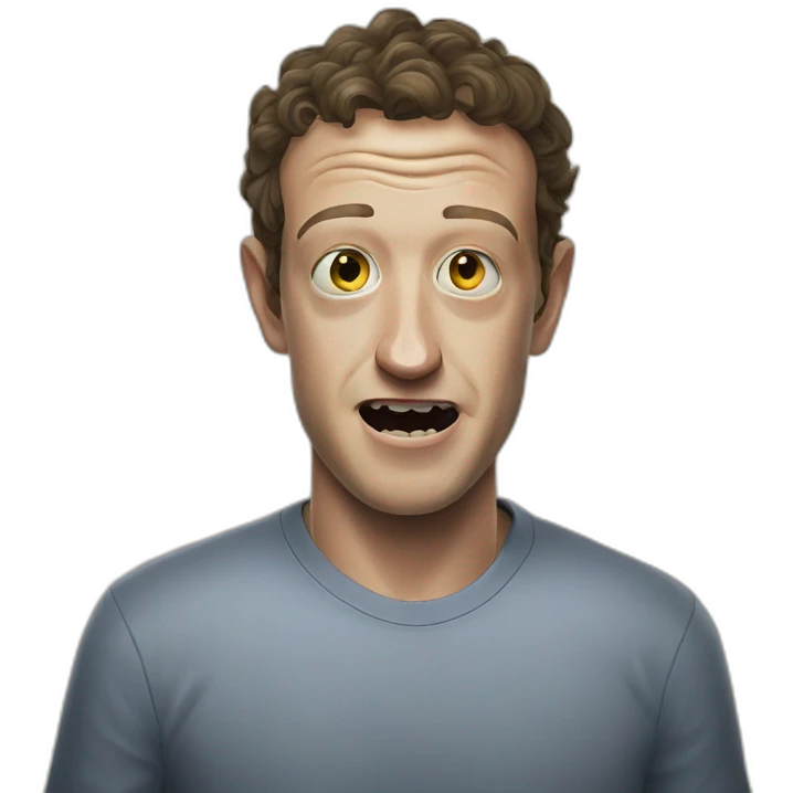 Zombie mark Zuckerberg emoji