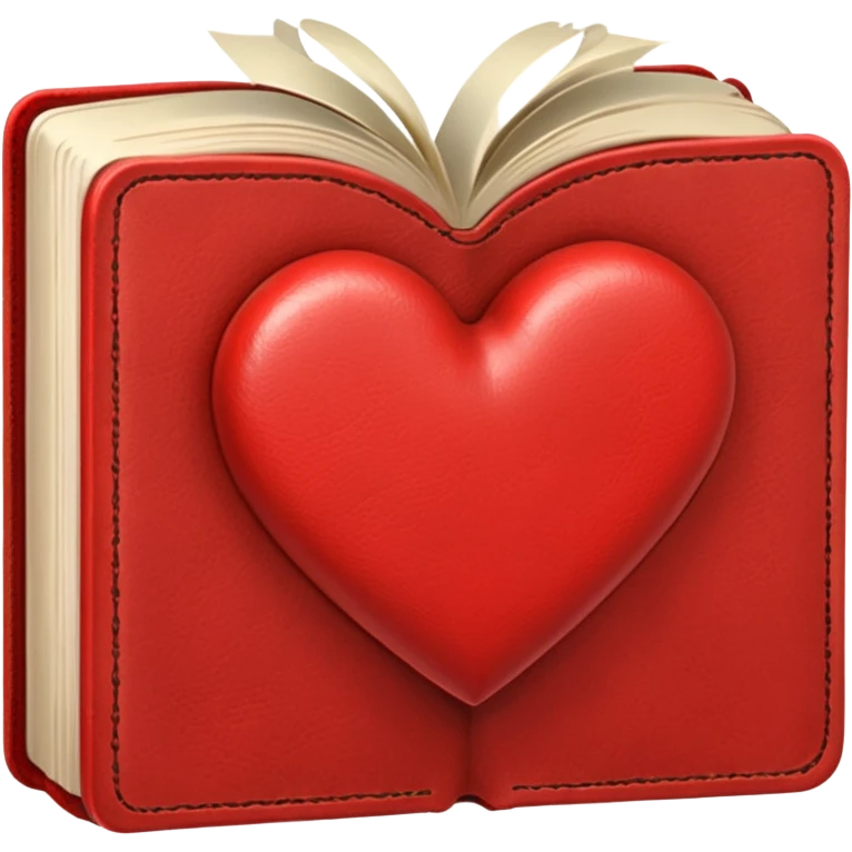 heart-shaped book emoji