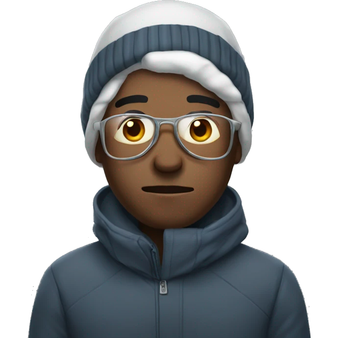 Man cold emoji