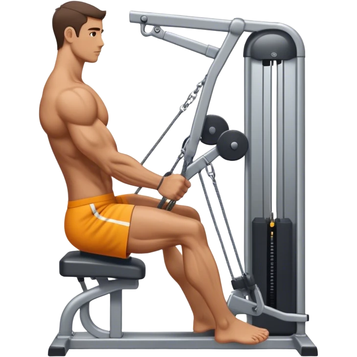 side-view man cable-machine tricep-pushdown emoji