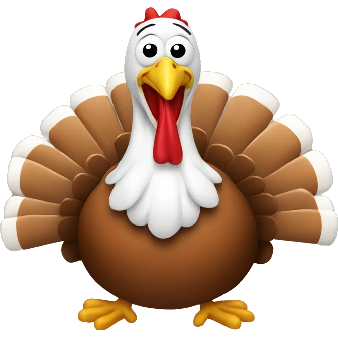 Good luck turkey emoji