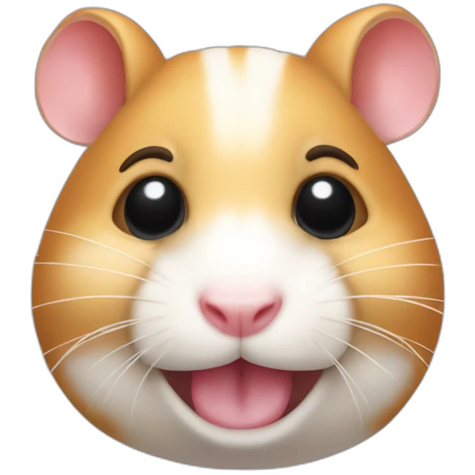 Hamster avec des bague aux dents  emoji