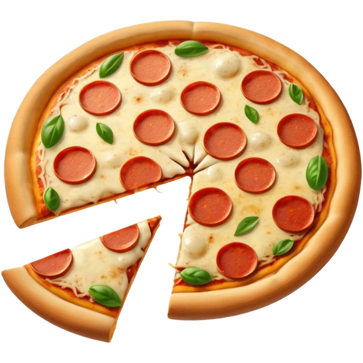 Pizza and bread with oil and vinegar  emoji