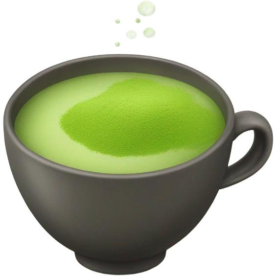 Cup of matcha  emoji
