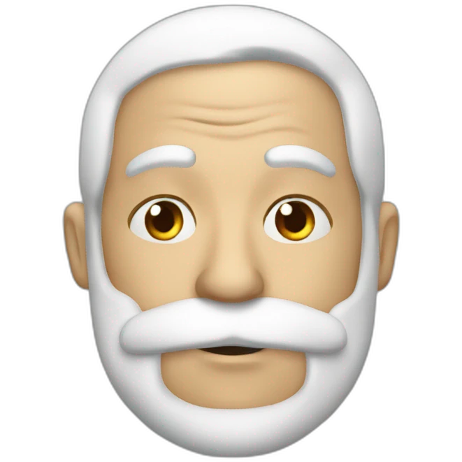 Le père noël qui fume  emoji