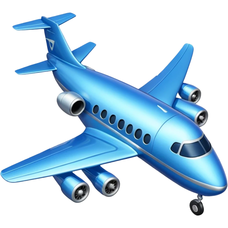 plane blue emoji