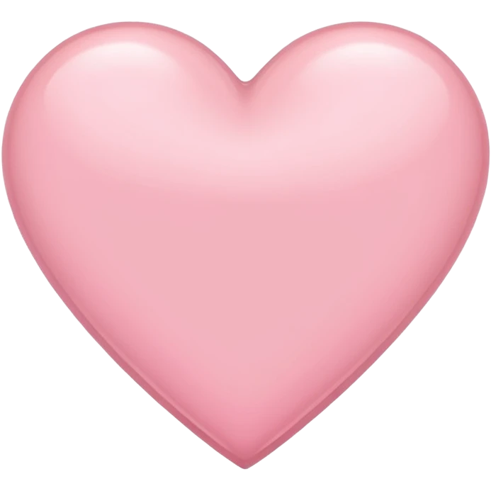 light pink heart emoji