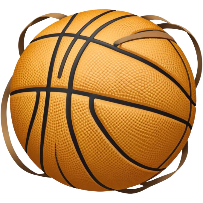 blowing wind straw basketball emoji