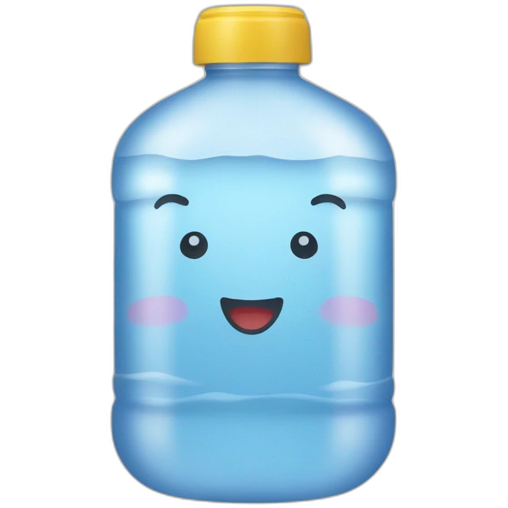 plastic water bottle emoji
