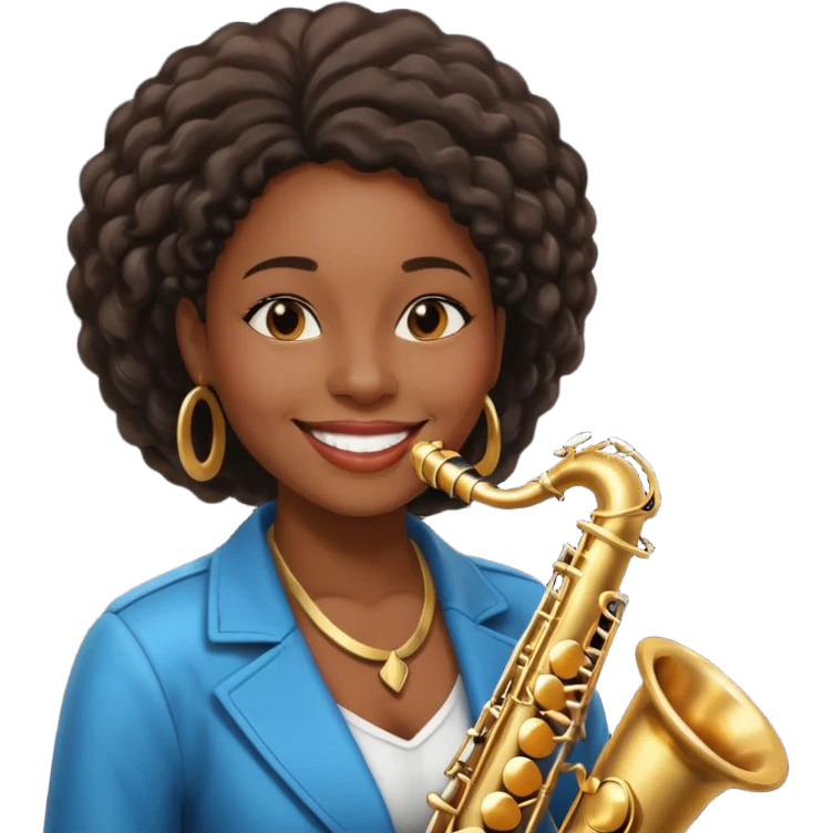 Street Music Performer black woman  emoji