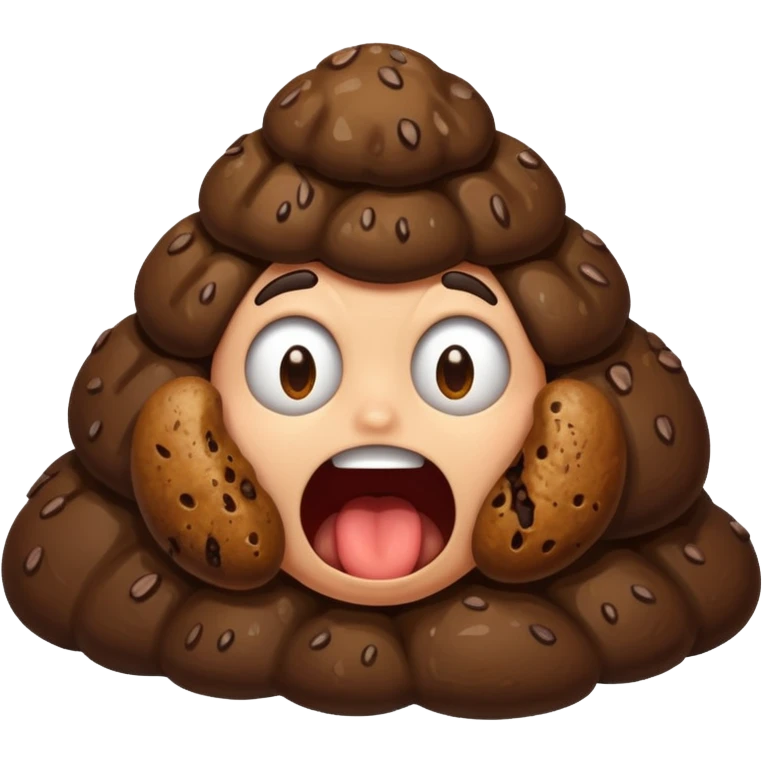 💩+😱 emoji