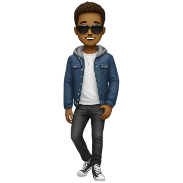 Cool boy  emoji