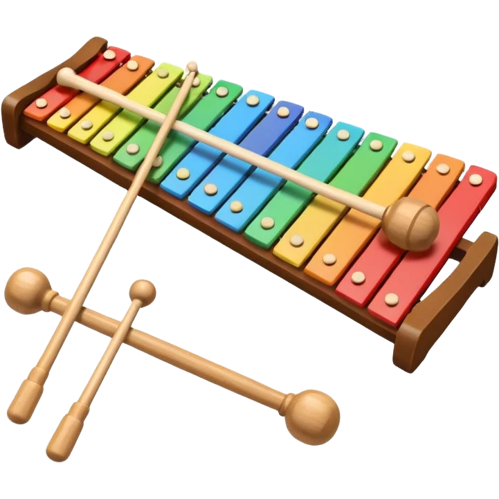 Xylophone instrument emoji