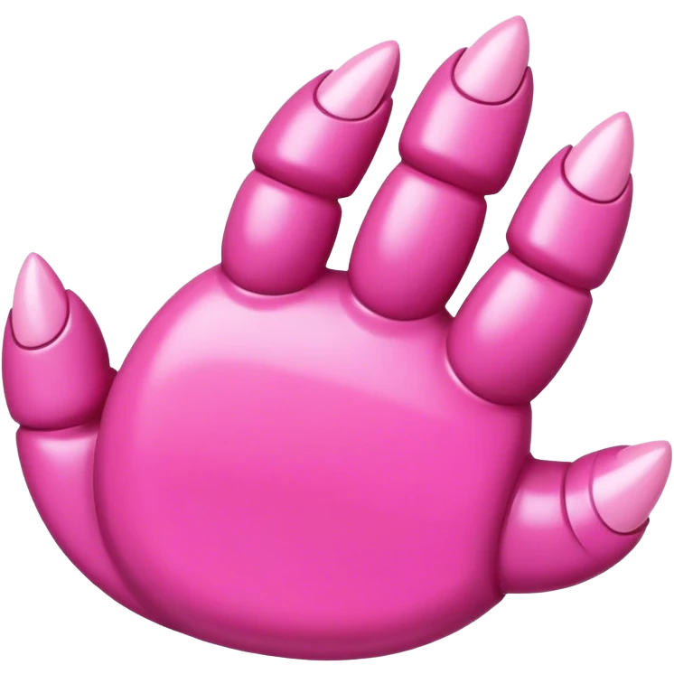 pink claw clip emoji