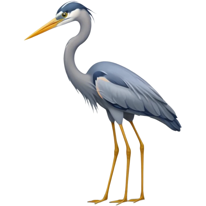  bird heron emoji