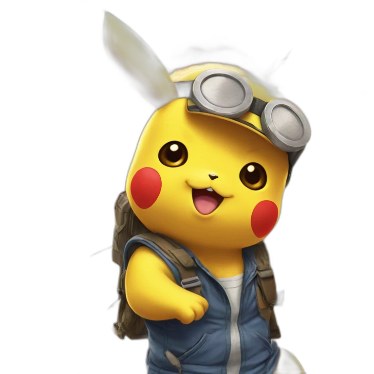 Pikachu super sayen emoji