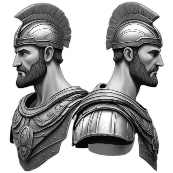 centurion-profile-bust-penandink emoji