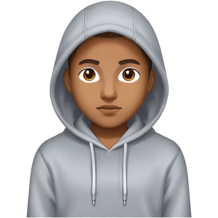 Leyva wearing hoodie emoji