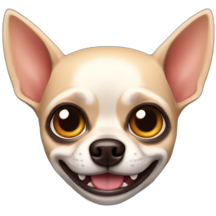 Chihuahua vampiro emoji