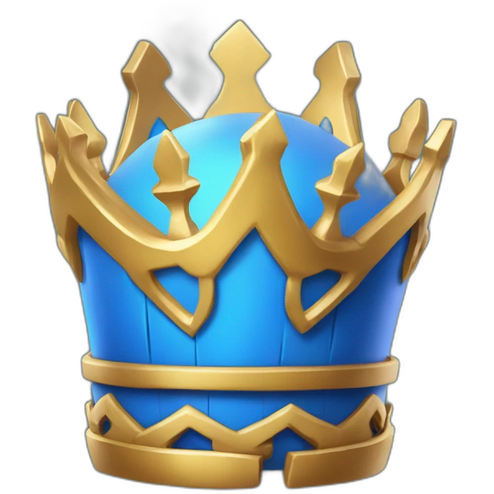 Couronne bleu clash royale emoji