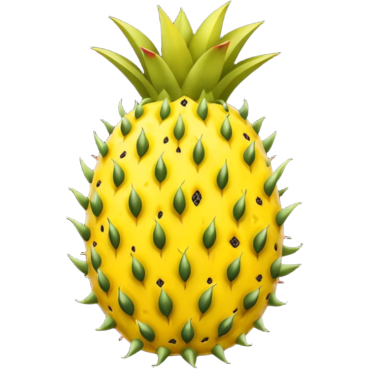 pitahaya  yellow fruit emoji