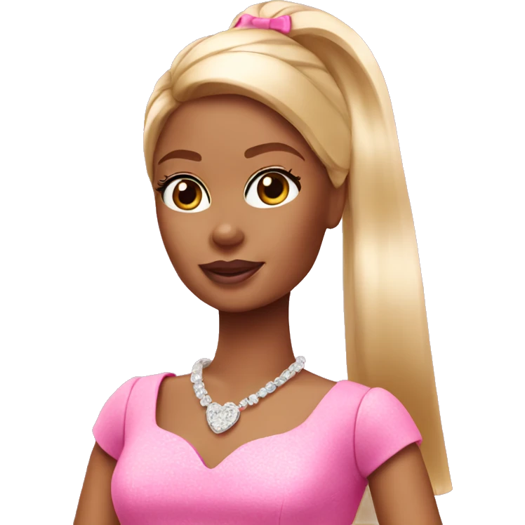 pink barbie emoji