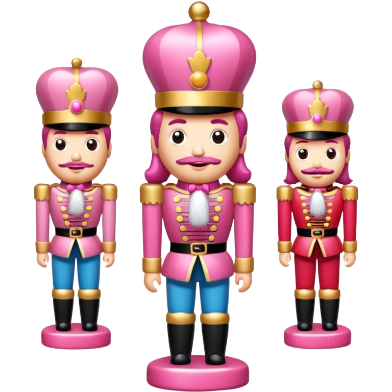 Pink, candyland, nutcracker emoji