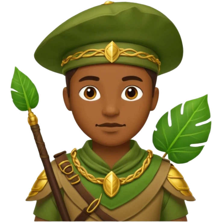 Jungle Guard – leaf shield. emoji