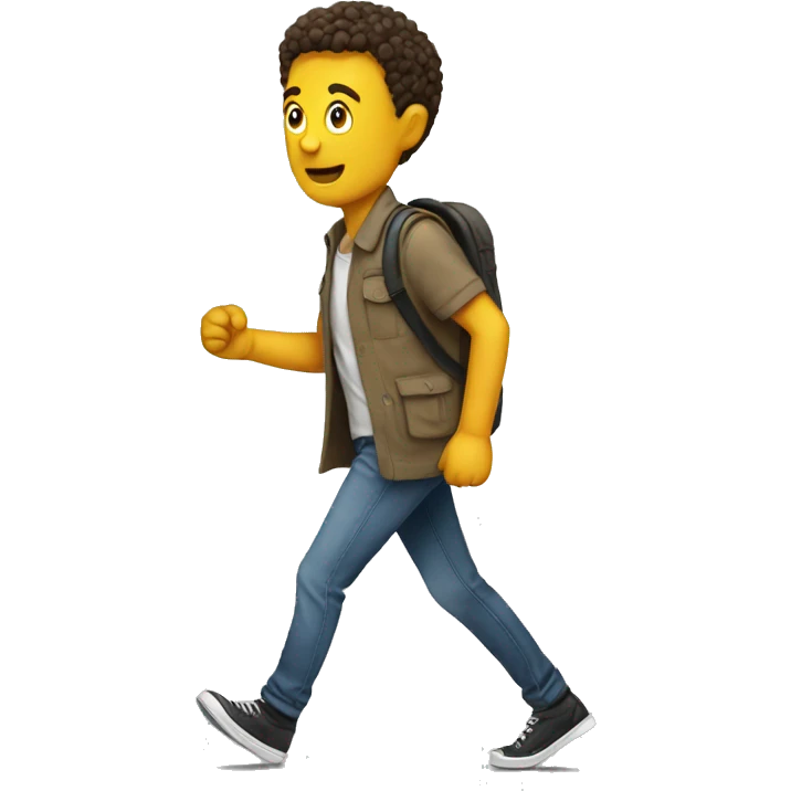 Walking emoji