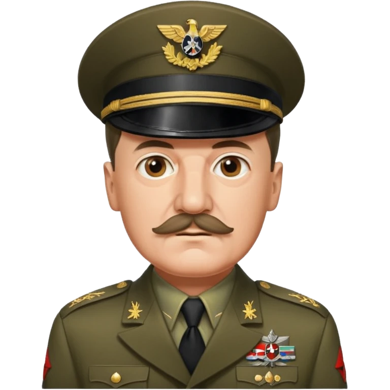 adolf hitler avec une moustache carée emoji