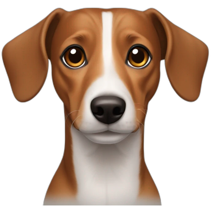 brown dachshund jack russell(brown with no white) emoji