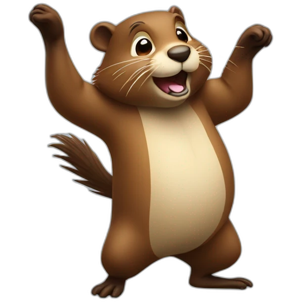bobr beaver dancing cute emoji