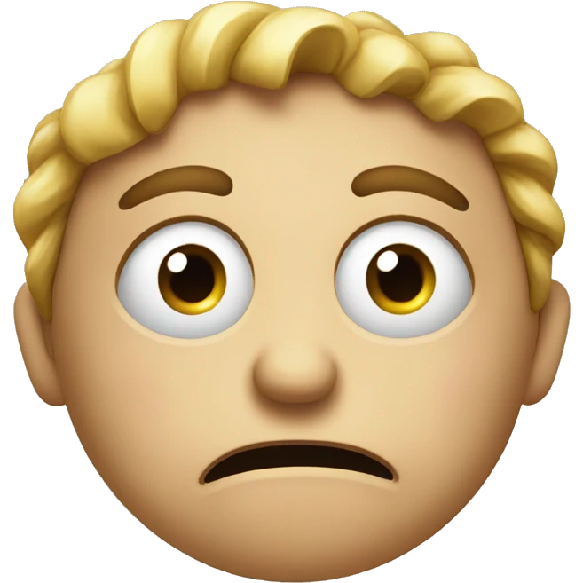 a face that is puzzled as to what is happening and a slight disgust emoji