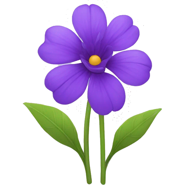 purple flower emoji