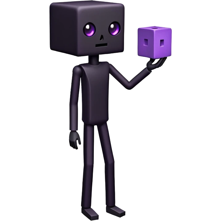 Minecraft Enderman emoji