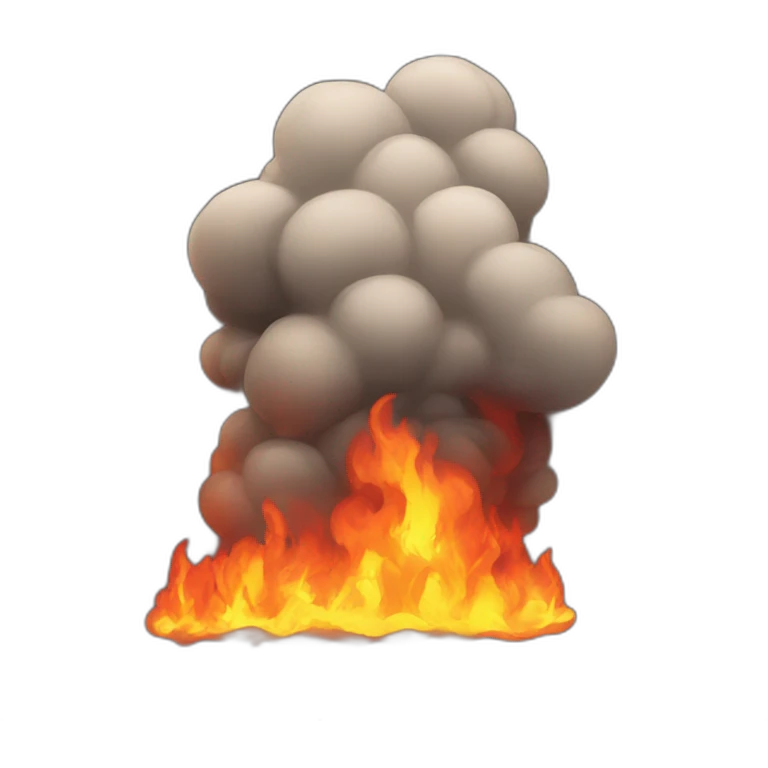 Moscow on fire emoji