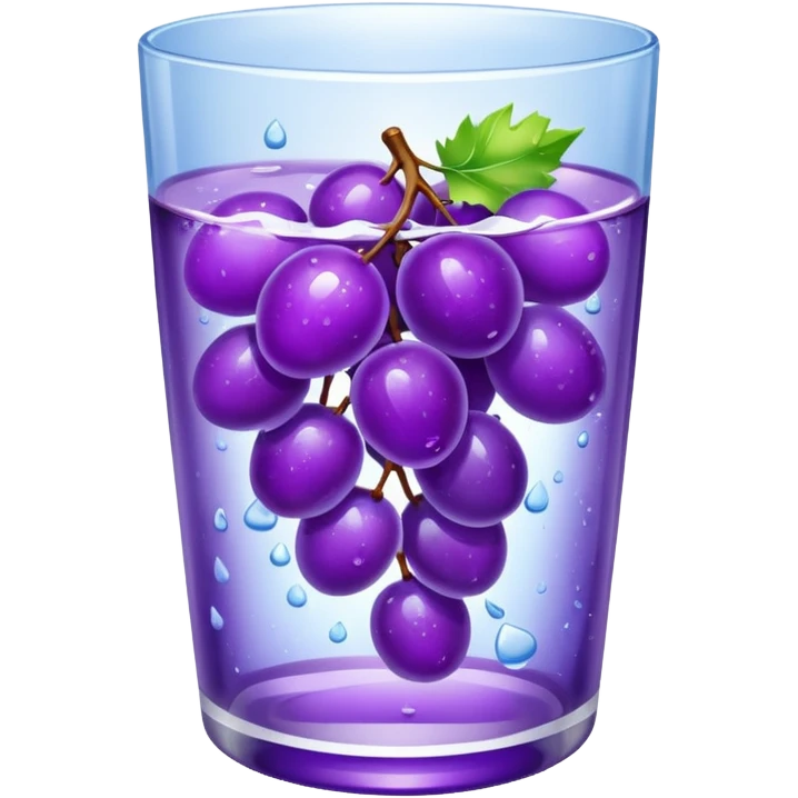 Ice grape ade emoji