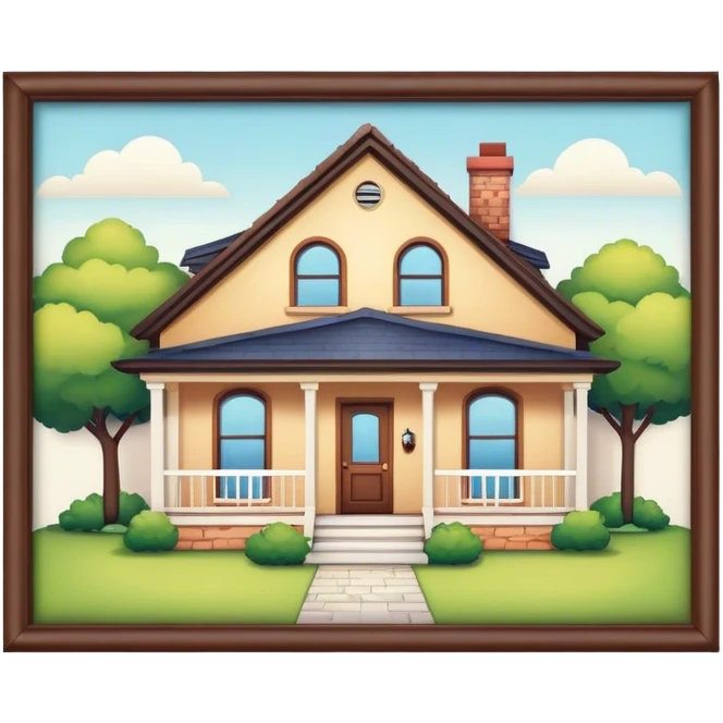 home with instagram emoji