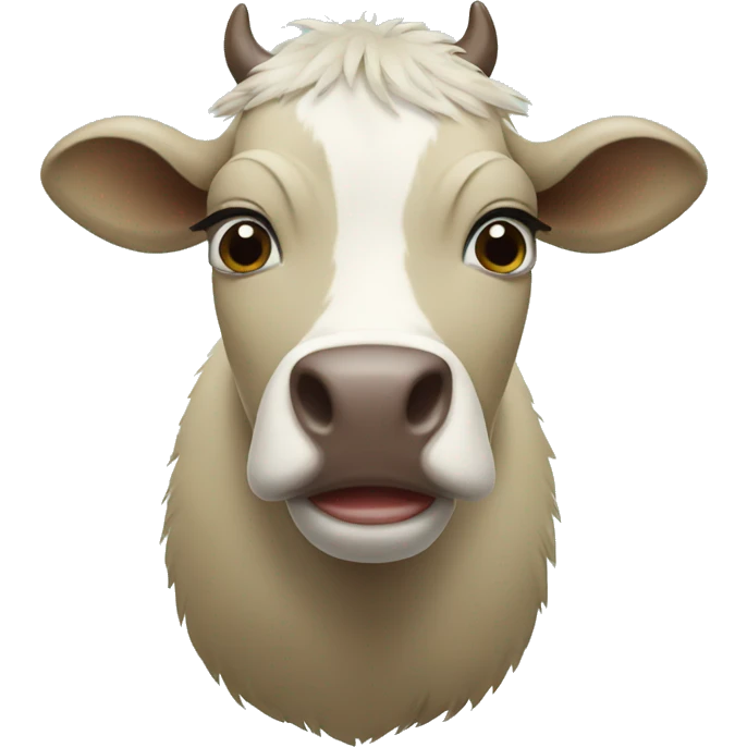 kiwi cross cow side emoji
