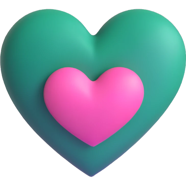 dark green heart emoji