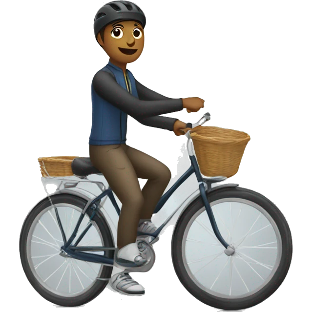 Moi sur un vélo  emoji