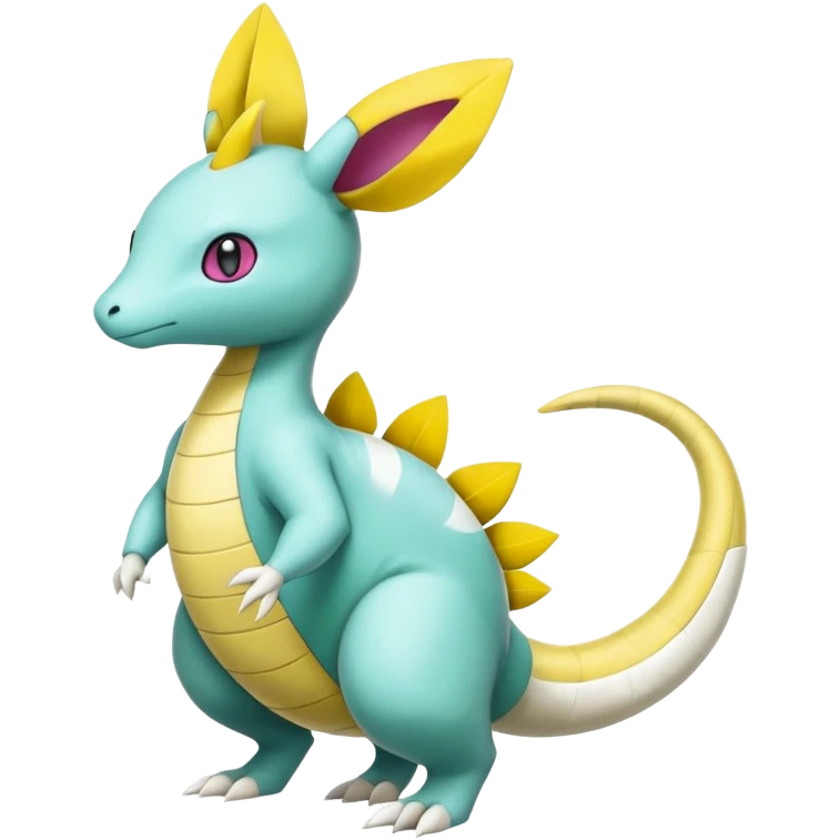 Leavanny-Gallade-Ampharos-Inteleon-Nidoqueen-Fakémon-Pokémon-hybrid-fusion-creature, full body emoji