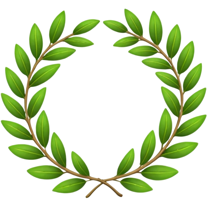 laurel wreath for award emoji