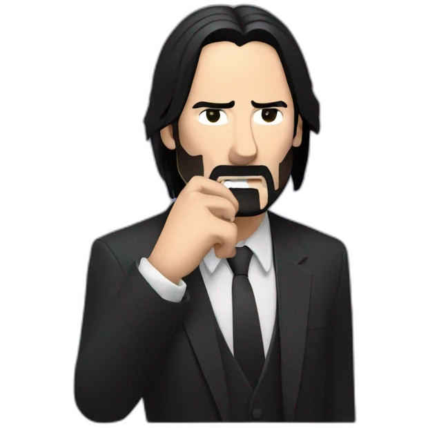 John wick brinking emoji