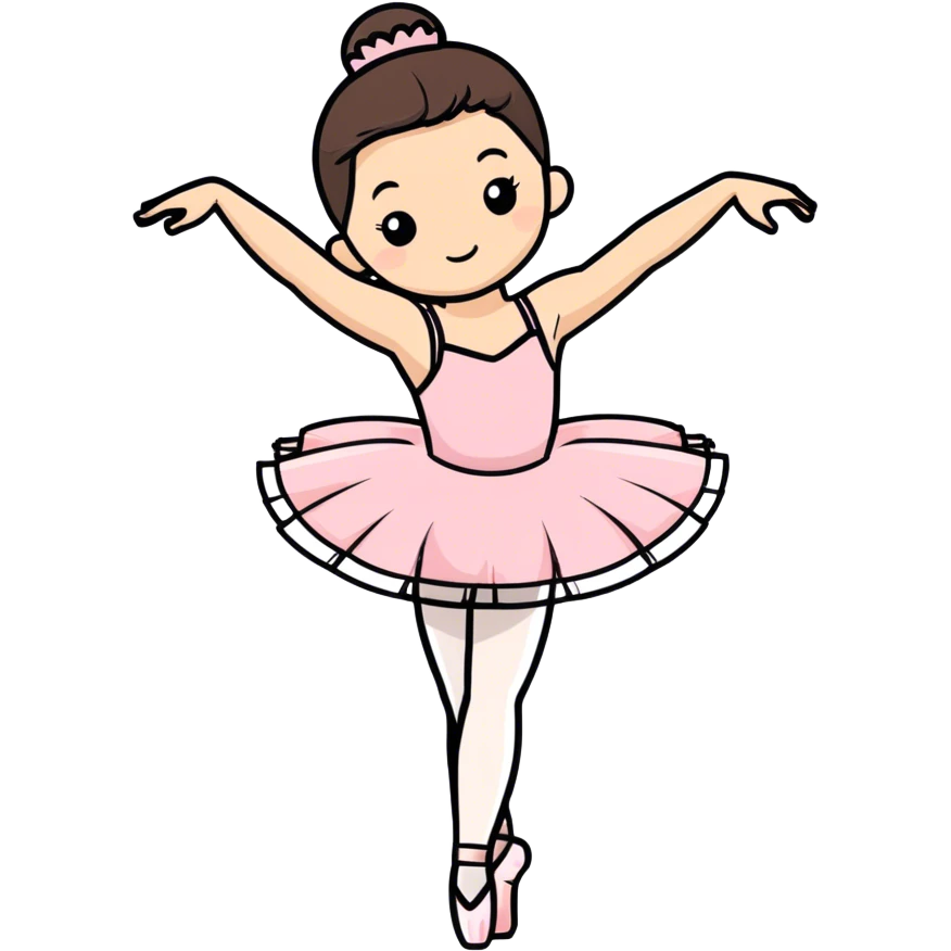 Pink ballerina  emoji