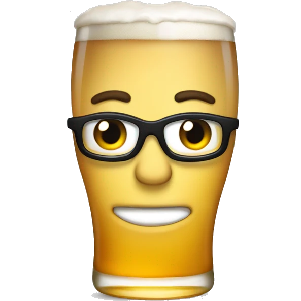 Gao com copo de cerveja emoji