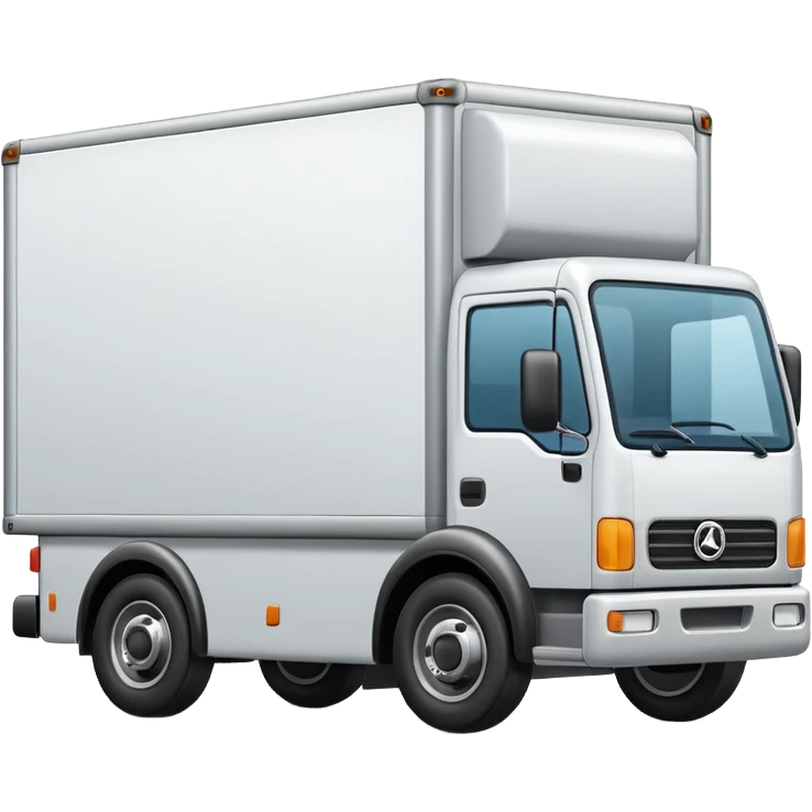 shipping box truck emoji