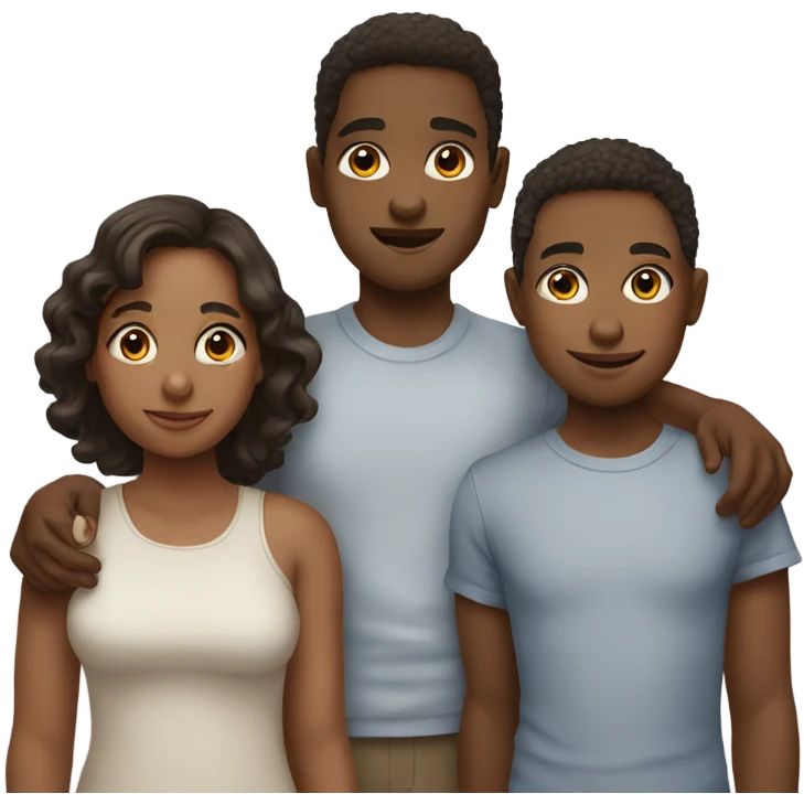 three siblings emoji
