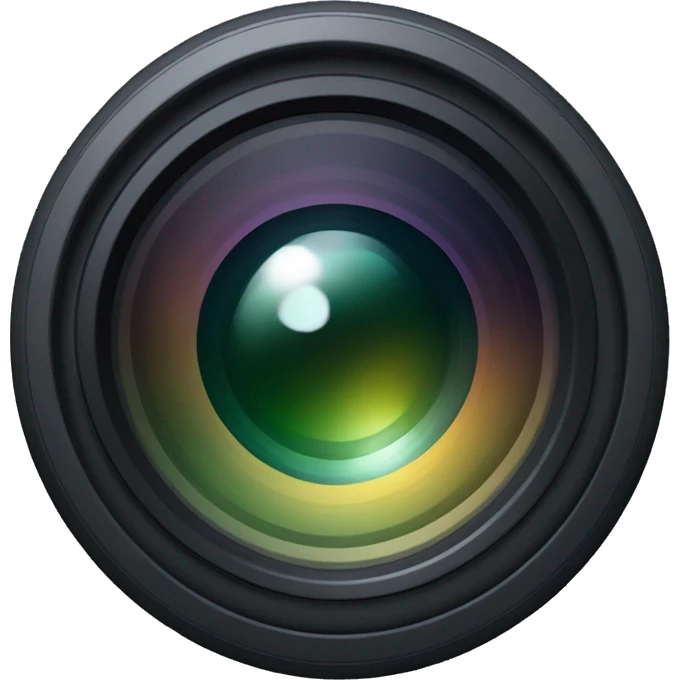Camera lens emoji